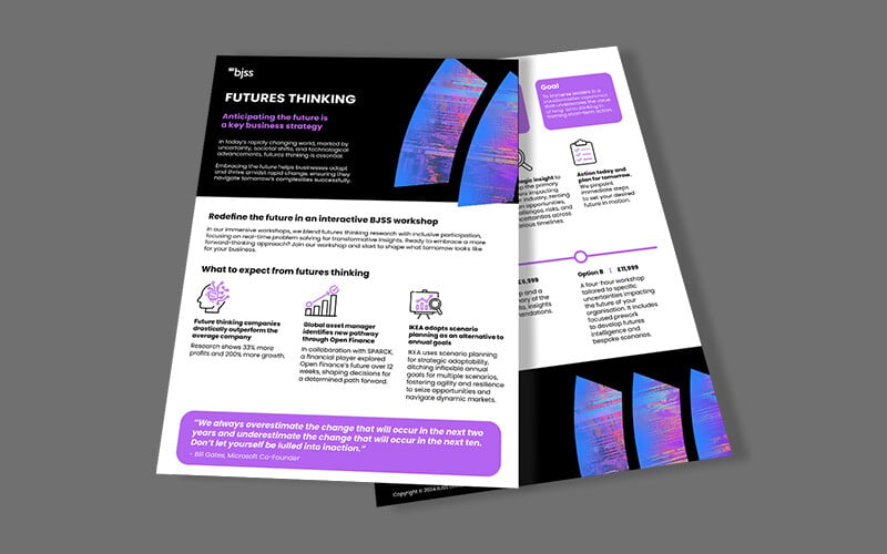 Futures Thinking Data Sheet